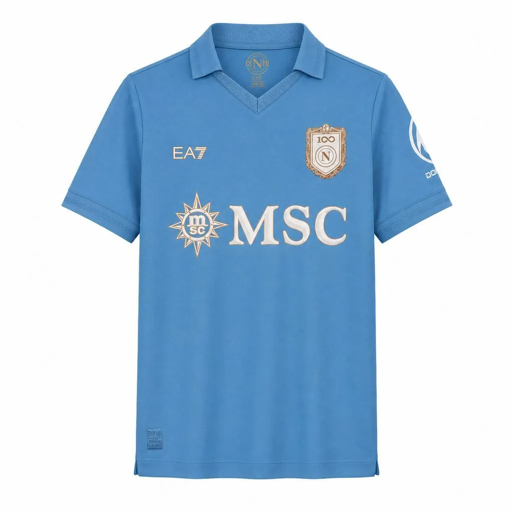26-27 Napoli Mens Home Kit Football T-Shirt AAAAJersey Supply Yupoo 11 4