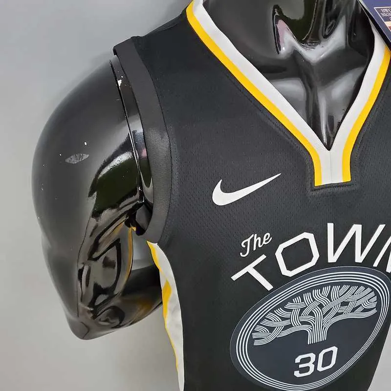 Curry #30 Golden State Warriors black 3