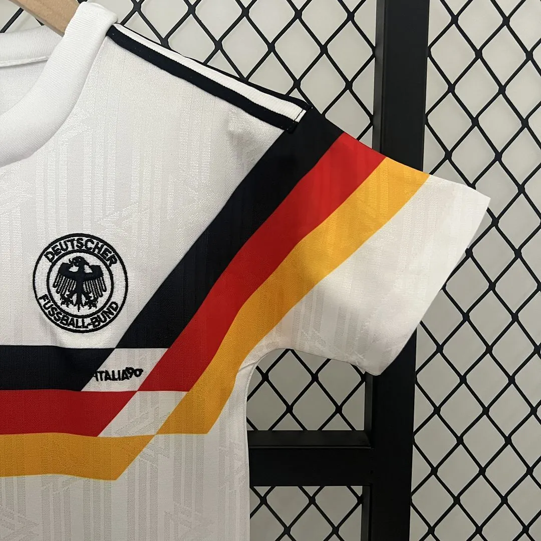 1990 Germany Home Retro Kids Kits World Cup Shirt Cheap Jerseys Yupoo 3