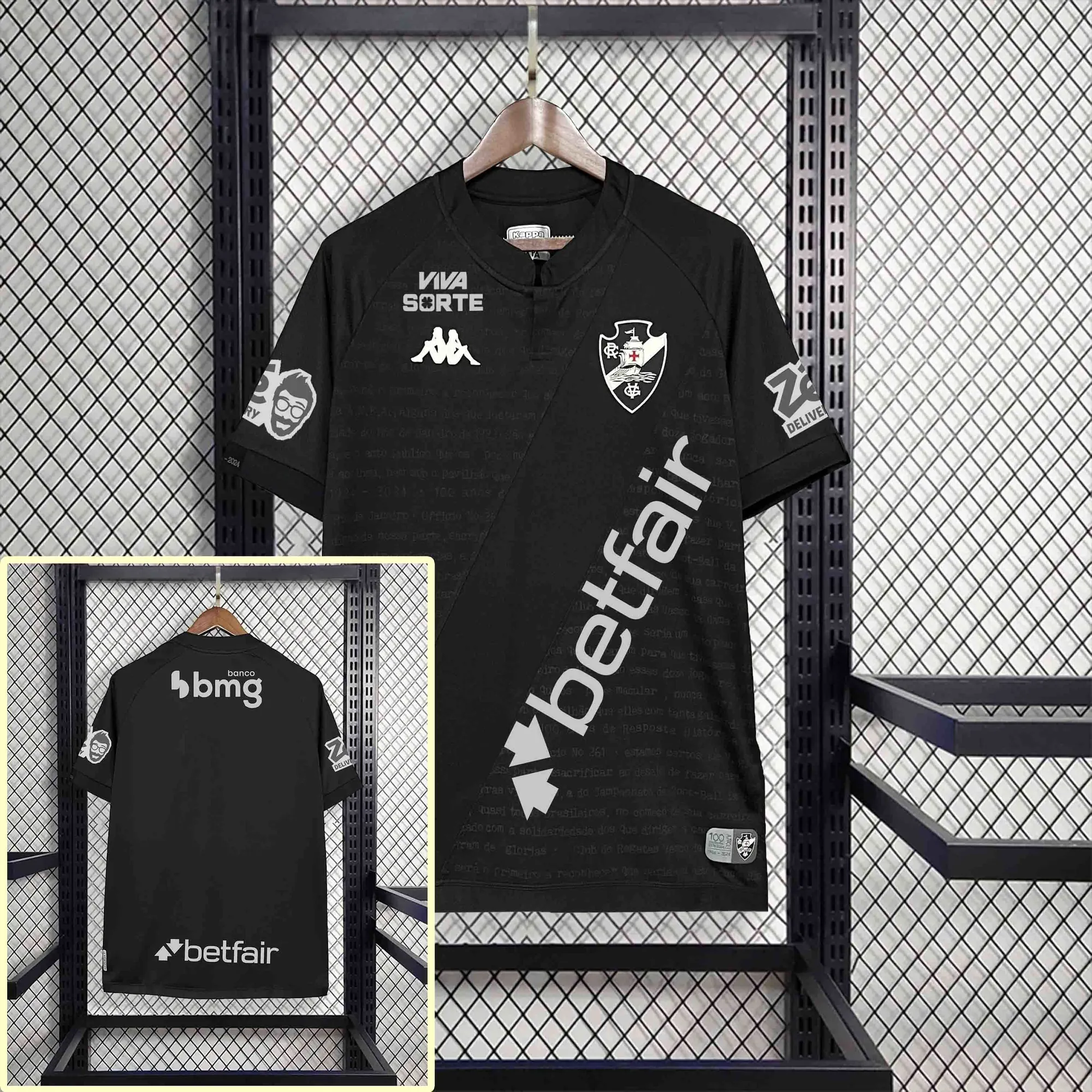 24-25 Vasco da Gama Black Kit Soccer Shirt AAAAJersey Supplier Yupoo 5