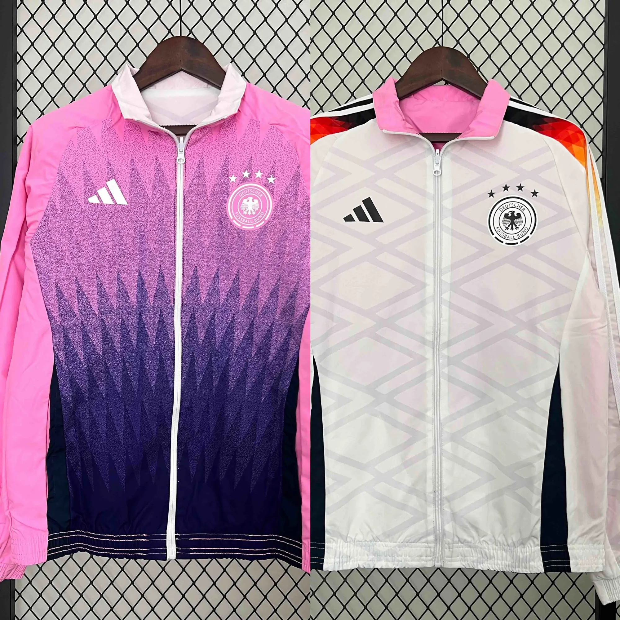 2024 Germany Trench Coat Reversible Windbreaker Double-Sides Jacket Soccer AAAAJersey Yupoo 7