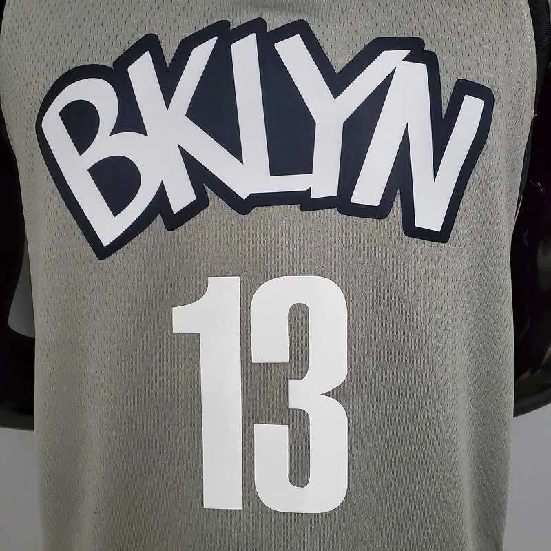 Harden#13 Brooklyn Nets City Edition Gray 2