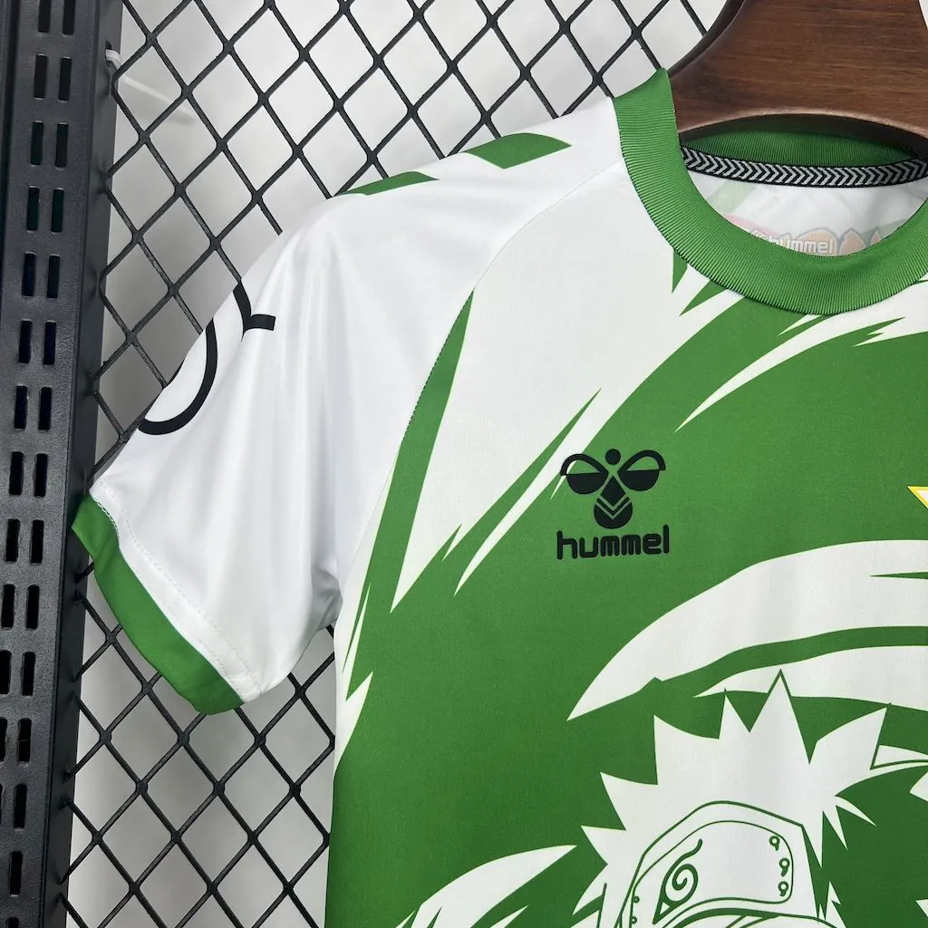 25-26 Real Betis Hummel x Limited-edition Naruto Kid Kits Youth Apparels AAAAJersey Wholesale Y 3