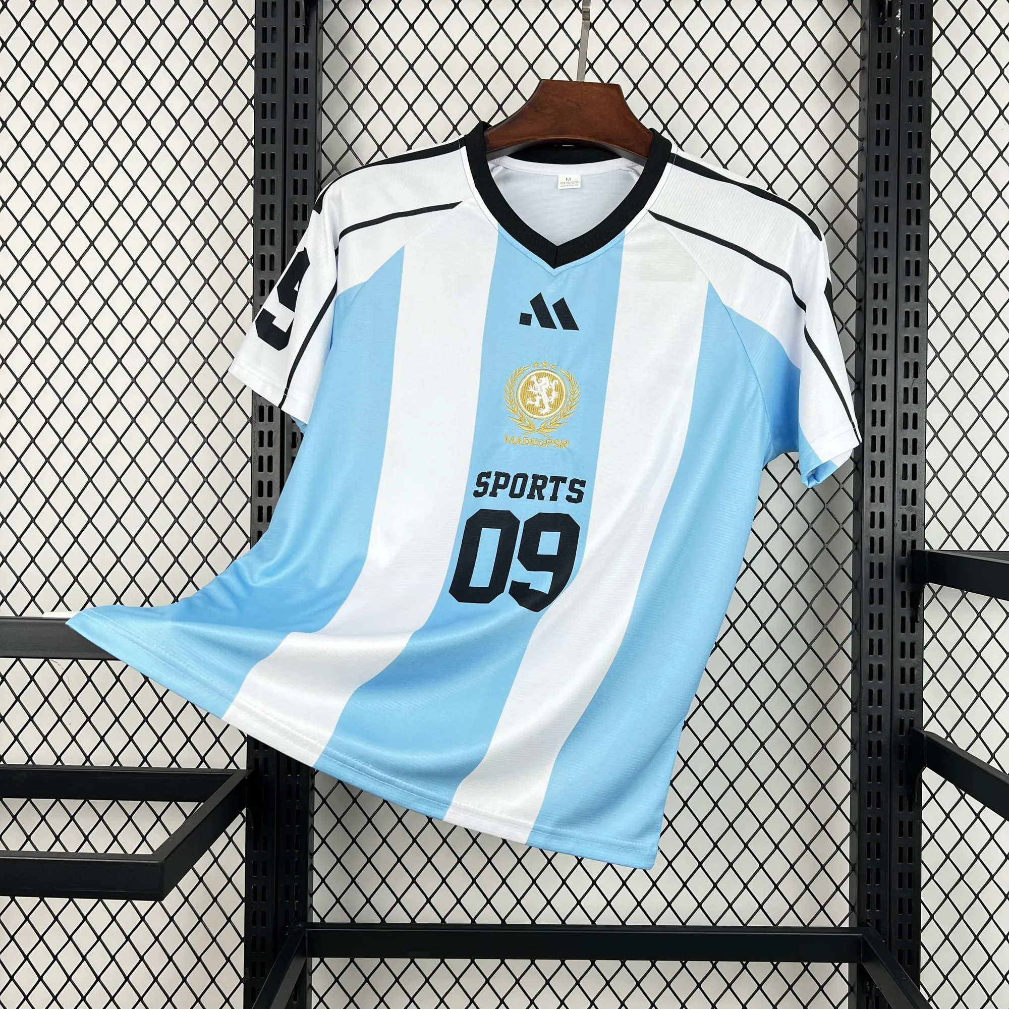2026 World Cup Unisex Light Blue Striped Style V-Neck Soccer AAAAJersey Supply Yupoo 6 6