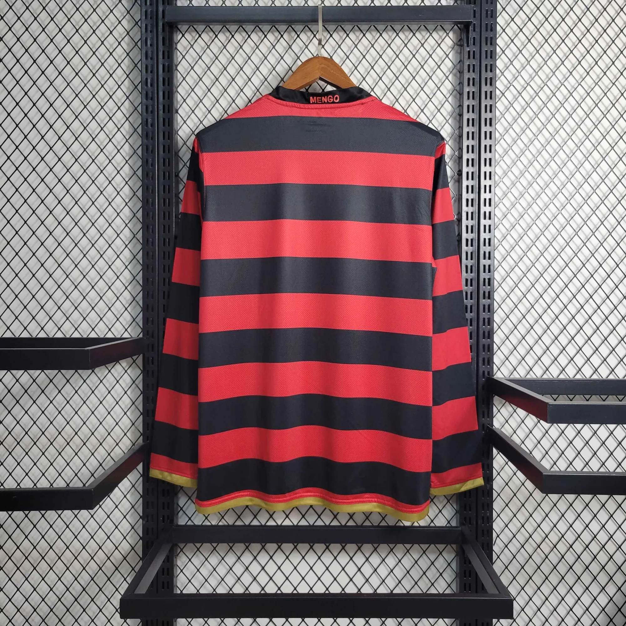 08-09 Retro Long Sleeve Flamengo Home S-XXL 7