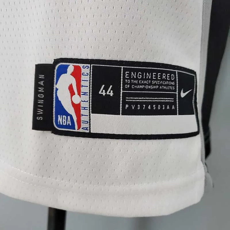 DUNCAN#21 Spurs White 5