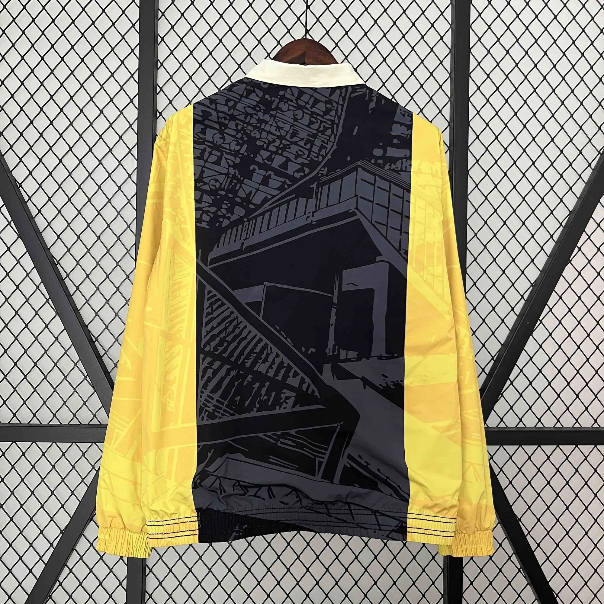 2024 Dortmund Trench Coat Reversible Windbreaker Double-Sides Jacket Sport AAAAJersey Yupoo 2
