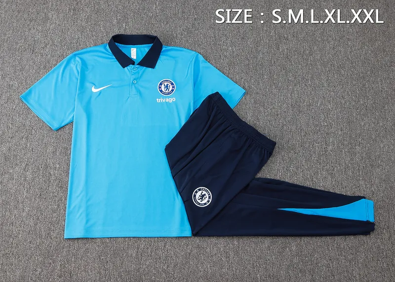 24-25 Chelsea Polo Football Shirts 1