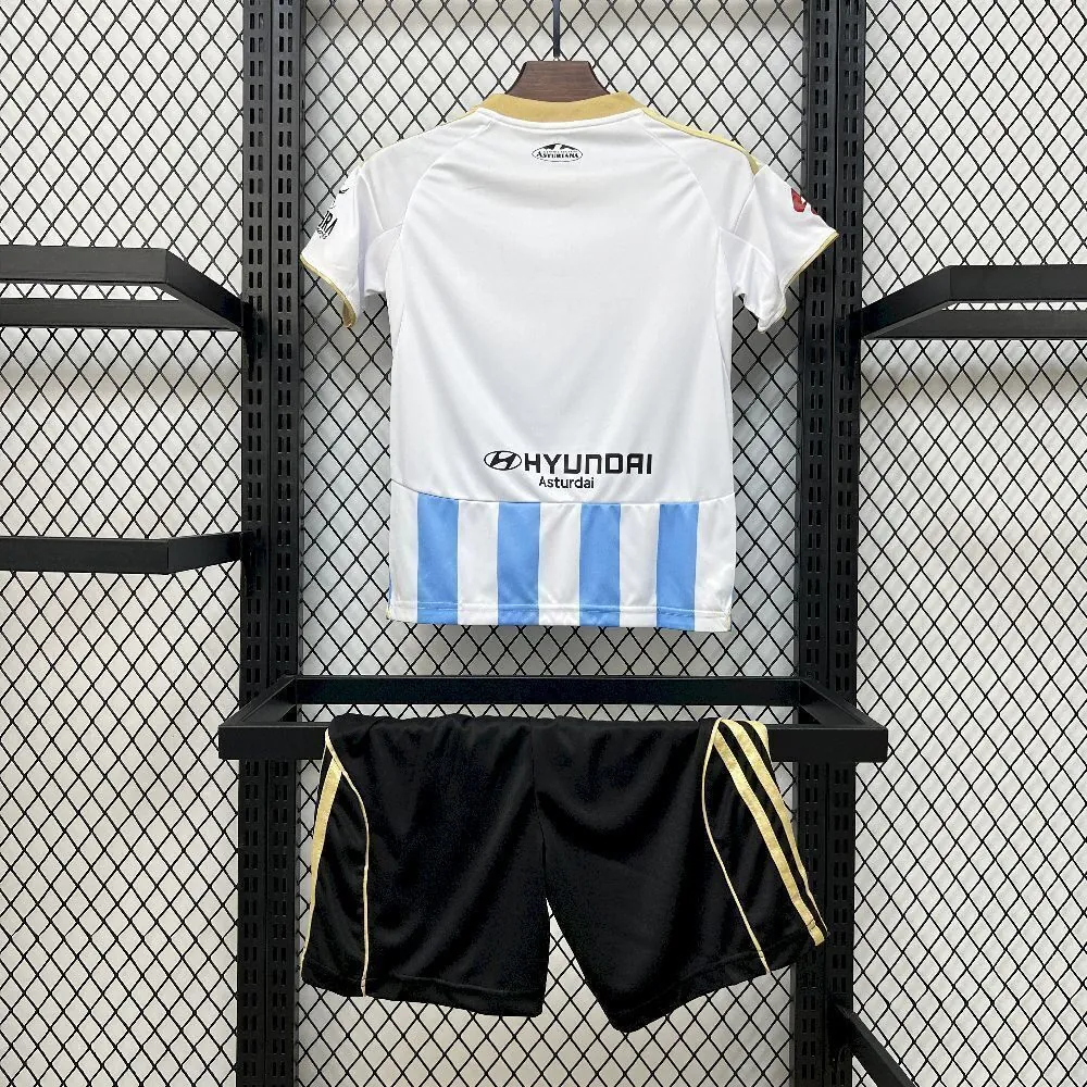 25-26 Real Oviedo Third Kids Kit Soccer T-Shirt AAAAJersey Supply Yupoo 2