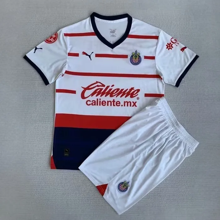 23-24 Chivas Guadalajara Kids Away Kits Soccer Jerseys Yupoo 2