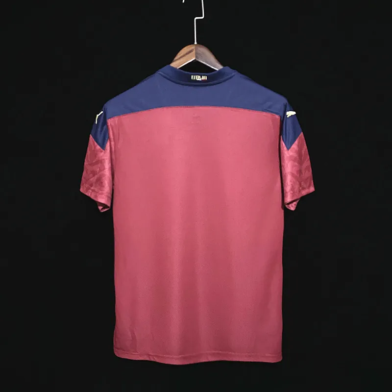 21-22 Italy Red Goalkeeper Retro Kit Football T-Shirt AAAAJersey Supplier Yupoo 6