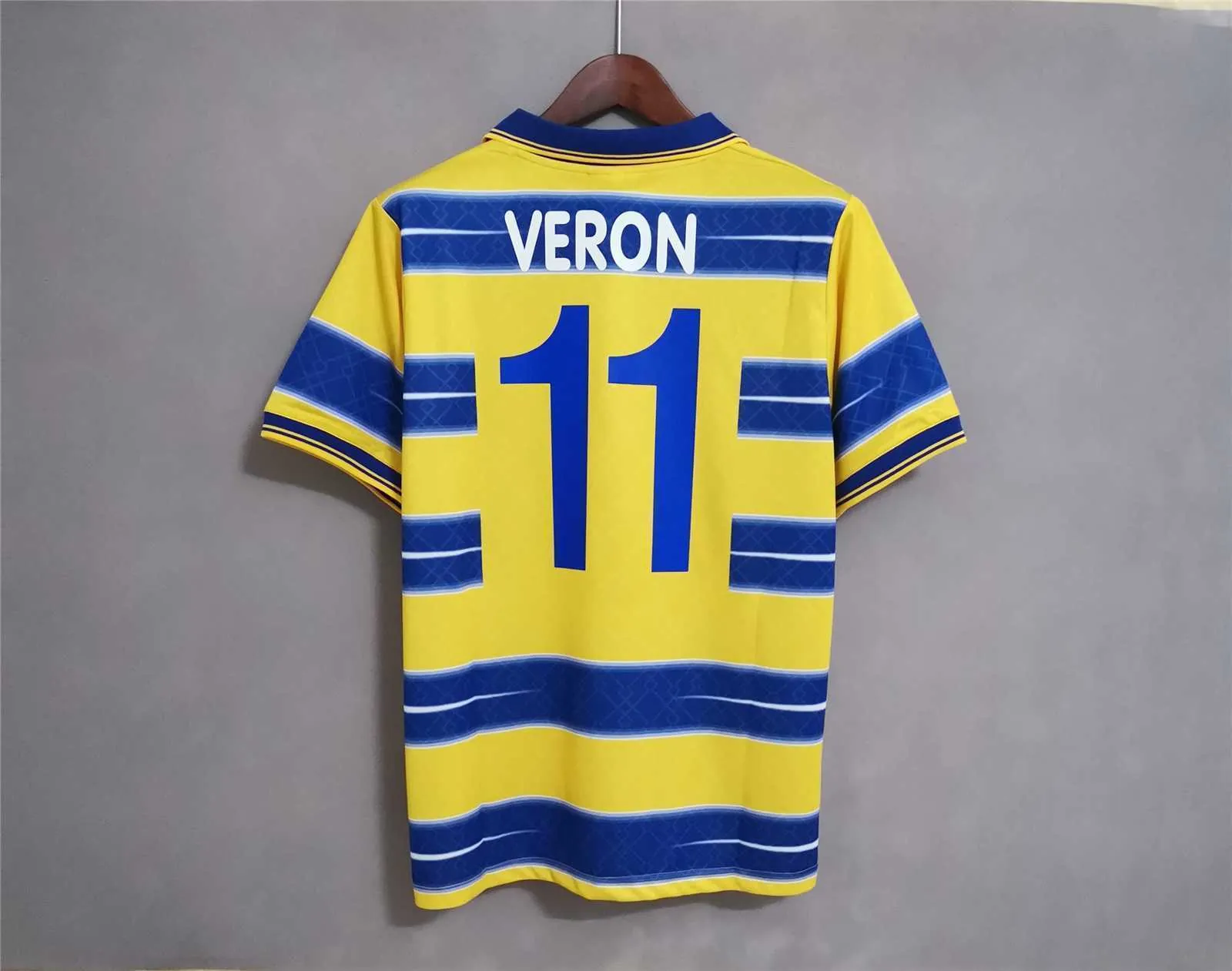 98-99 Parma third away yellowblue Cheap Football Kit 3