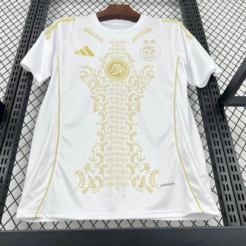 2024 Algeria White Shirt Football T-Shirt AAAAJersey Supplier Yupoo 4