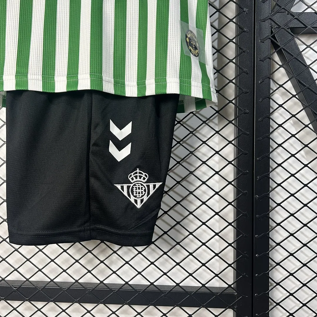 24-25 Real Betis Conference League Final Kid Kits Youth Apparels AAAAJersey Wholesale Yupoo 3