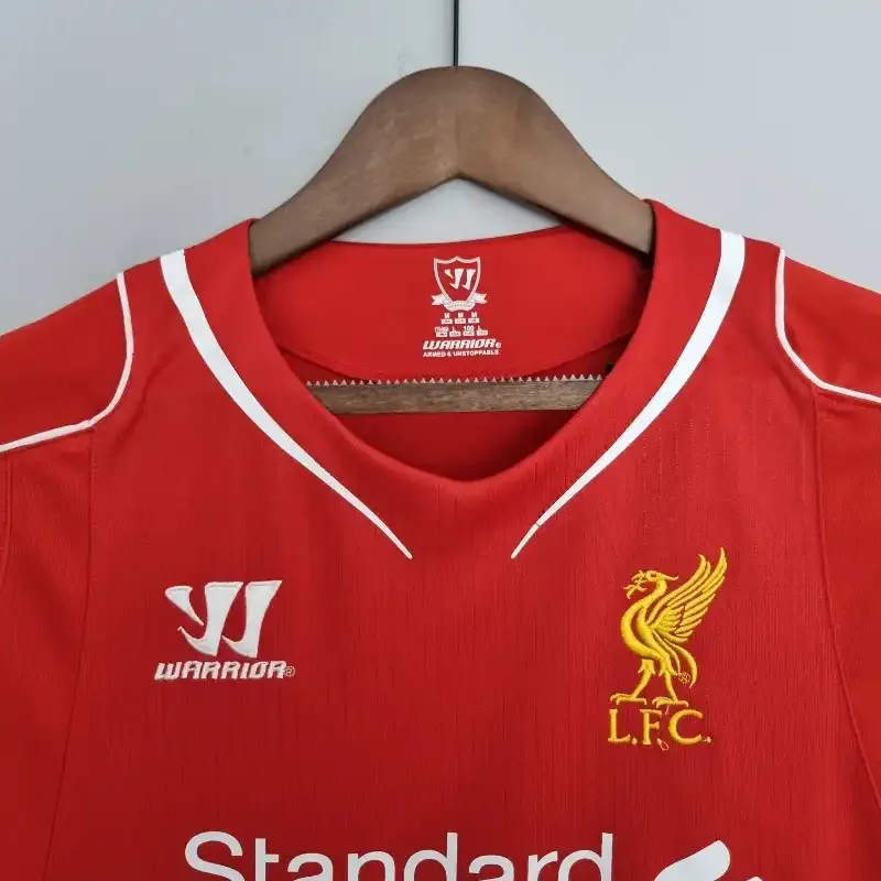 14-15 Retro Liverpool Soccer Jersey Home S-2XL 1