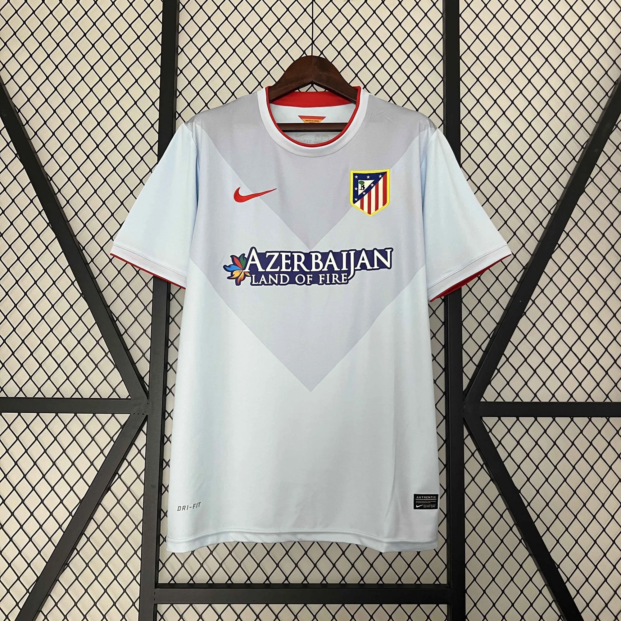 13-14 Atletico Madrid Away Retro Kit Vintage Shirt Soccer Jerseys For Sale 7