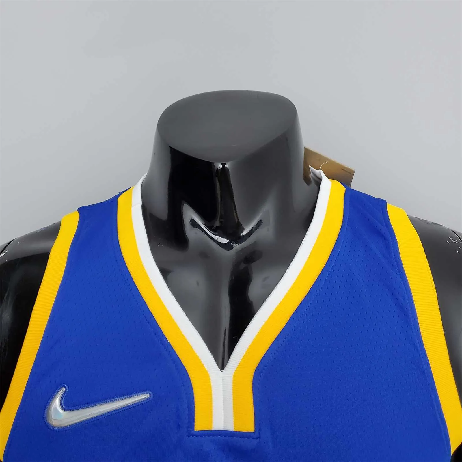 75th Anniversary Golden State Warriors Curry #30 Mexico Edition Blue NBA Jersey 2