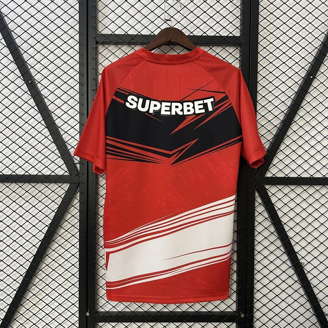 25-26 Sao Paulo Goalkeeper Red Shirt Soccer Uniform AAAAJersey Dropship Yupoo 7