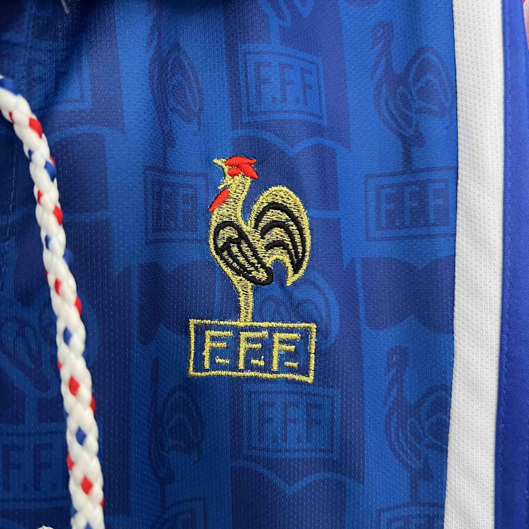 1996 France Home Retro Kit Football Uniform AAAAJerseys Dropshipping Yupoo 6