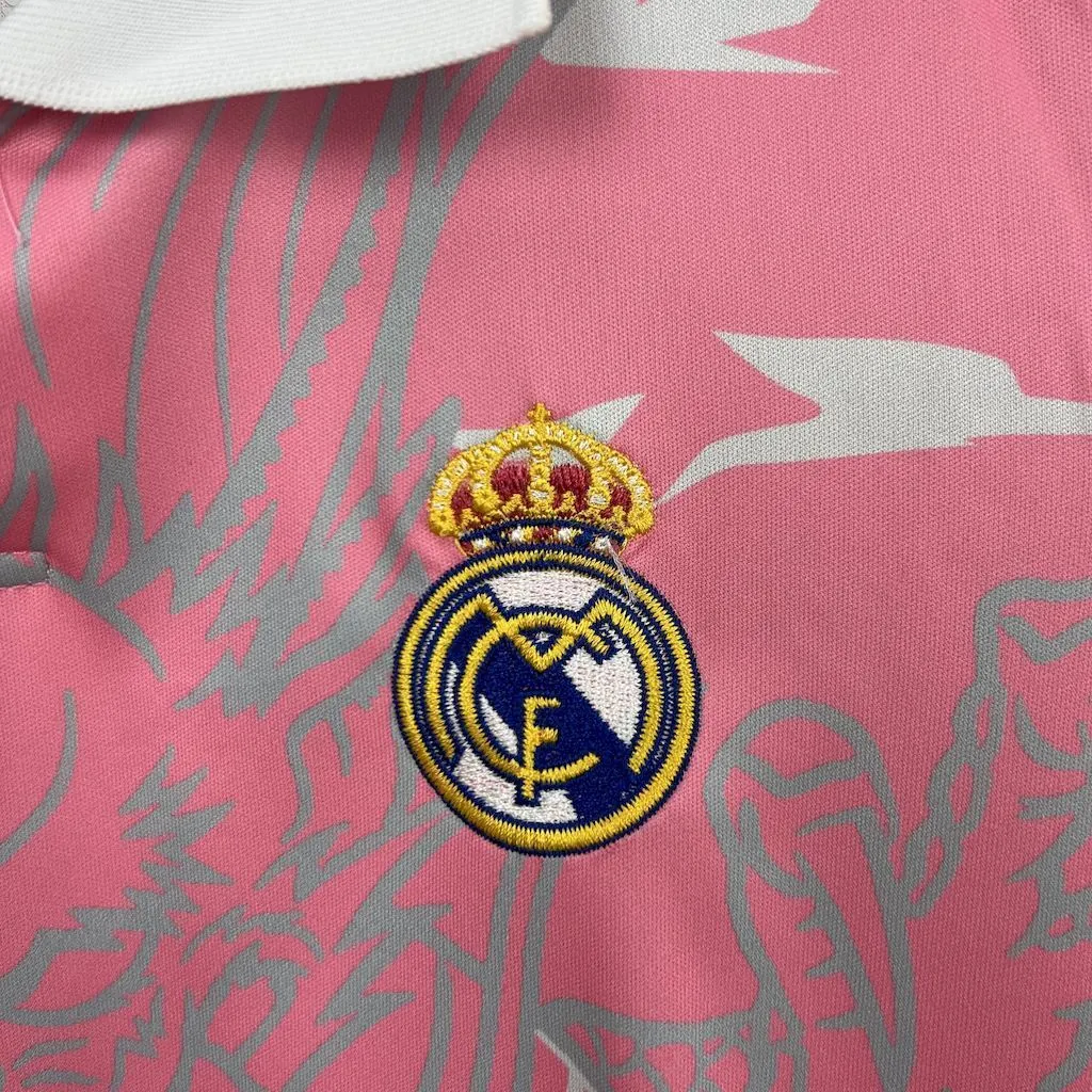 23-24 Real Madrid Pink Dragon Special Edition Kid Kits Youth Apparels AAAAJersey Wholesale Yupo 6