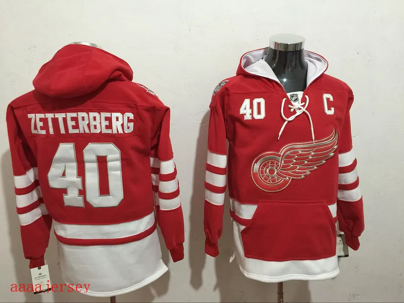 Detroit Red Wings hoodie ice hockey jersey M-3XL 底特律红翼队帽衫冰球服 1