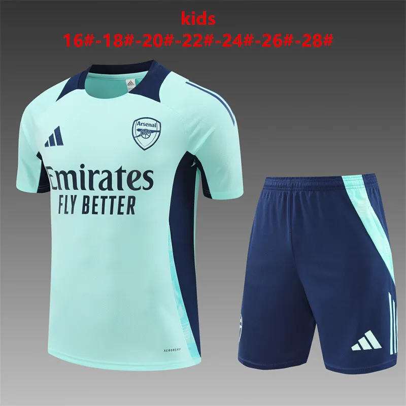 24-25 Arsenal Kids Training Soccer Jerseys Football Shirts 1