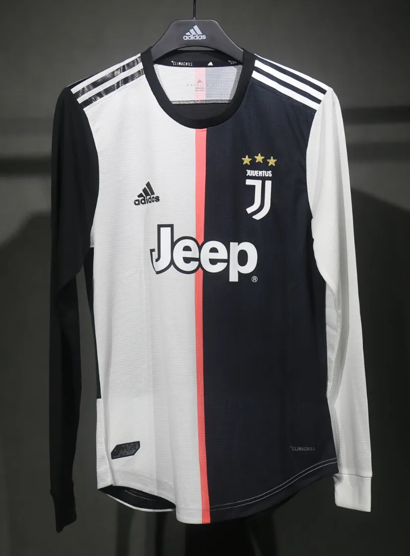 19-20 Juventus Home Retro Kit Vintage Player Version Long Sleeve Shirt AAAAJersey Dropship Yupoo 2