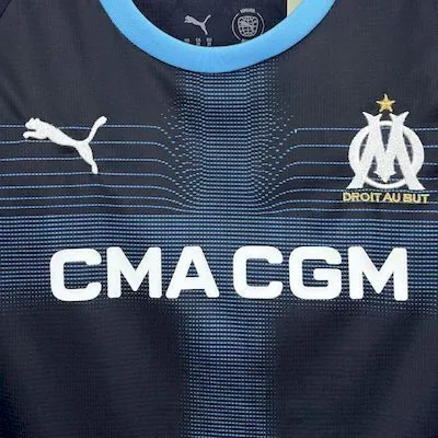 25-26 Olympique Marseille Away Kid Kits Youth Apparels Sino AAAAJersey Supply Yupoo 9