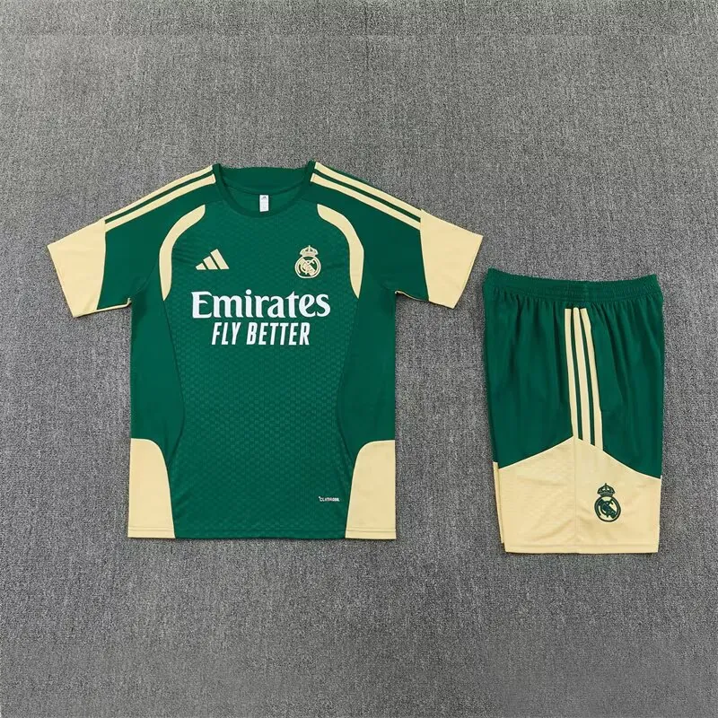 26-27 Real Madrid Mens Kit Green Training Suit Yupoo 7 5