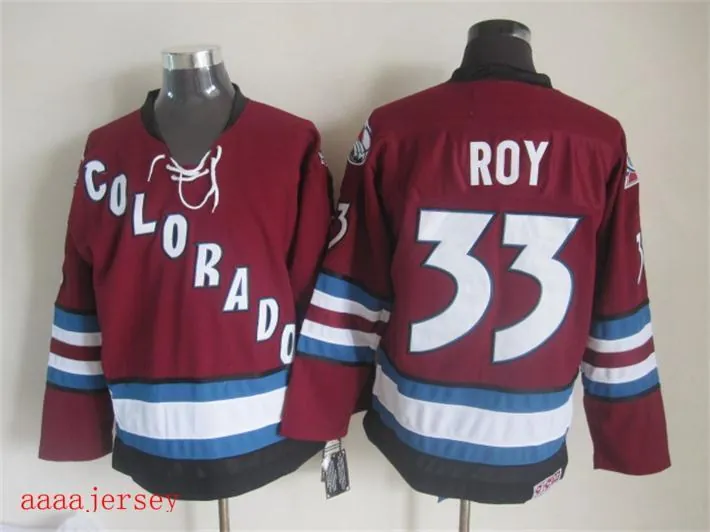 Colorado Avalanche retro ice hockey jersey M-3XL 科罗拉多雪崩队复古冰球服 2