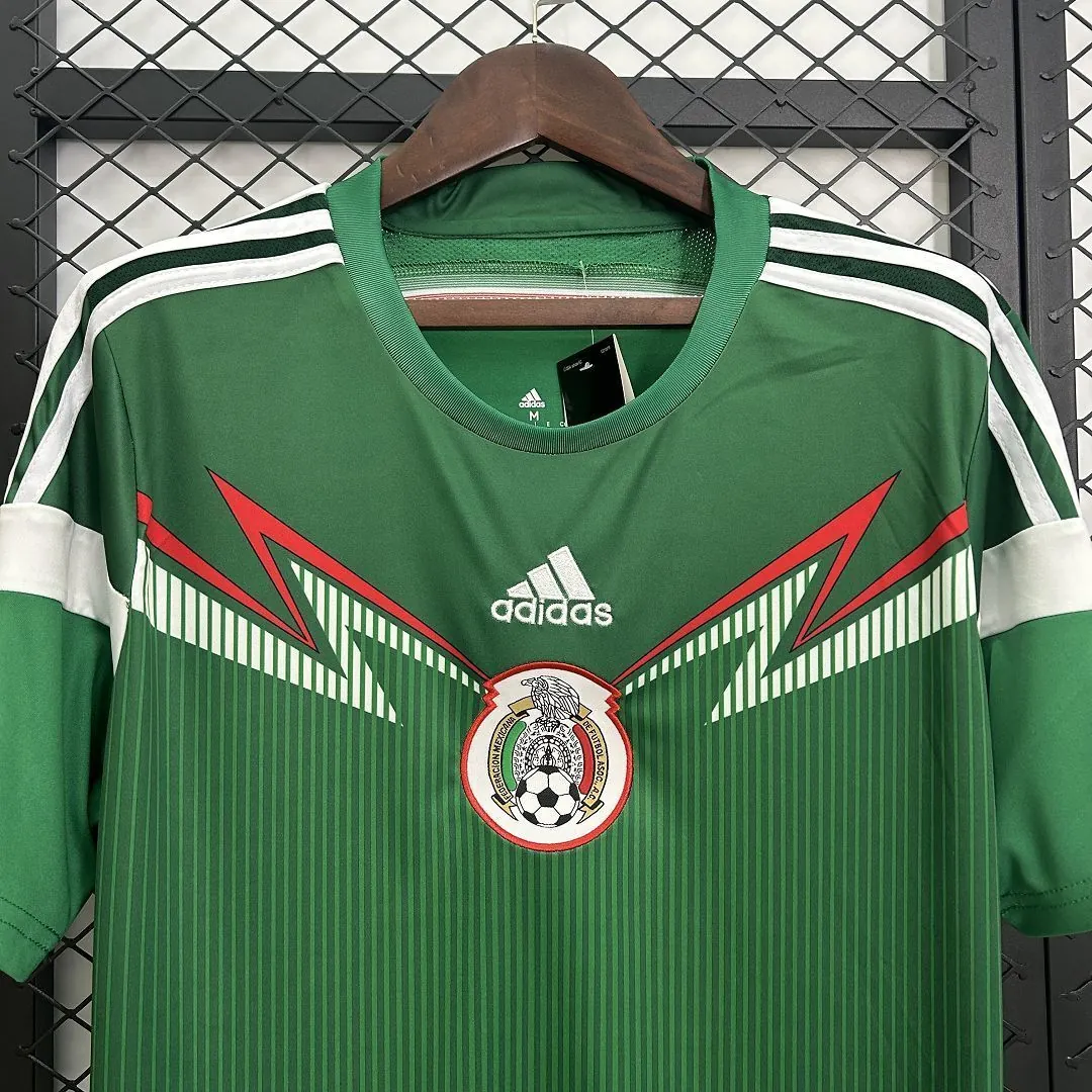 2014 Mexico Home Retro Kit Vintage Shirt AAAAJersey Supply Yupoo 4