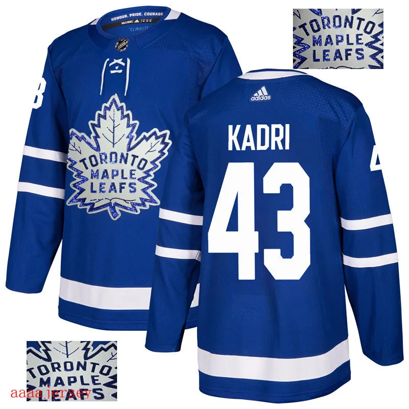 2018 Toronto Maple Leafs ice hockey jersey M-3XL 多伦多枫叶队时尚亮片款冰球服 39