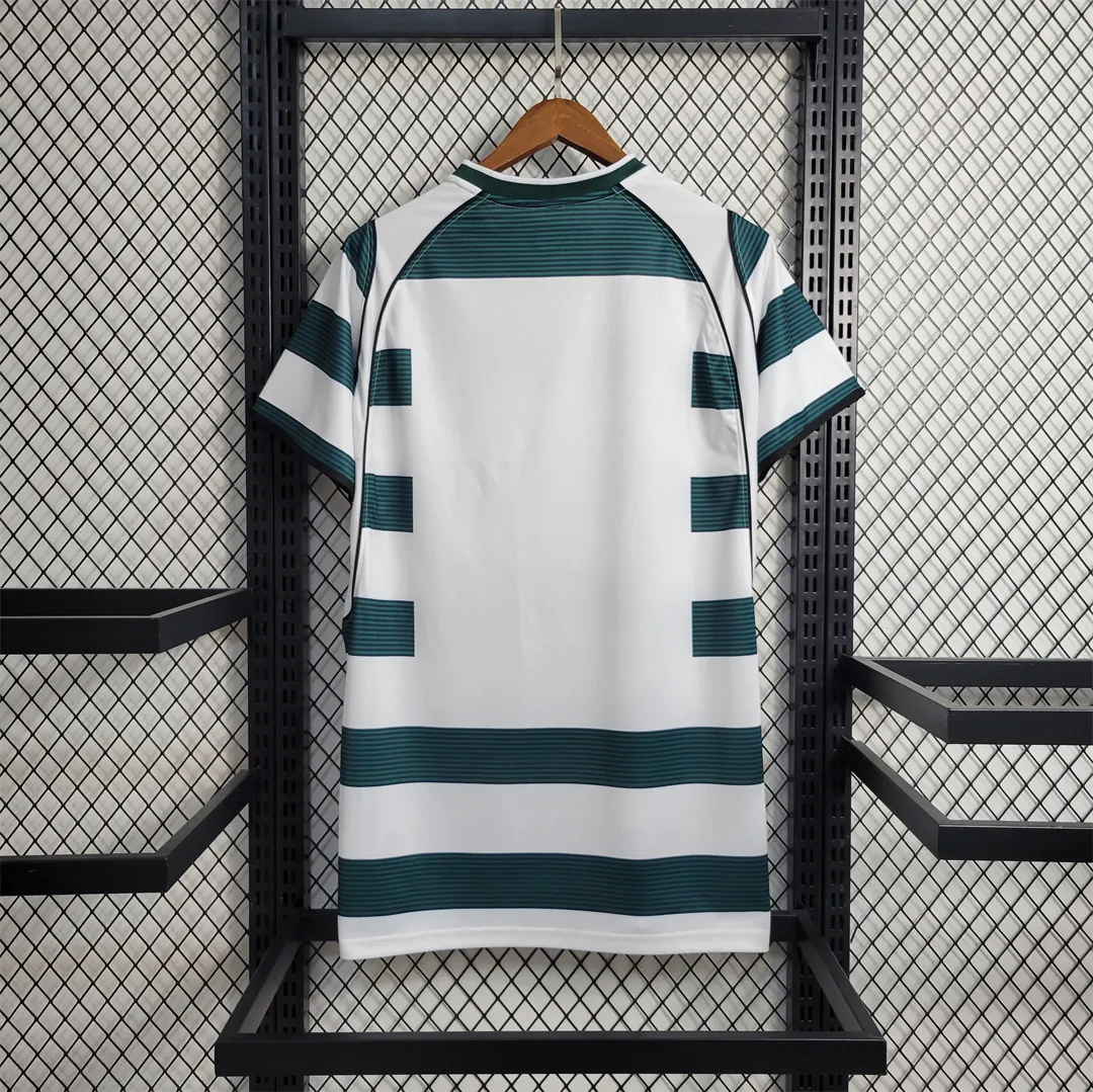 01-03 Sporting Lisbon Home Retro Commemorative Edition Shirt Football Jerseys Yupoo 1