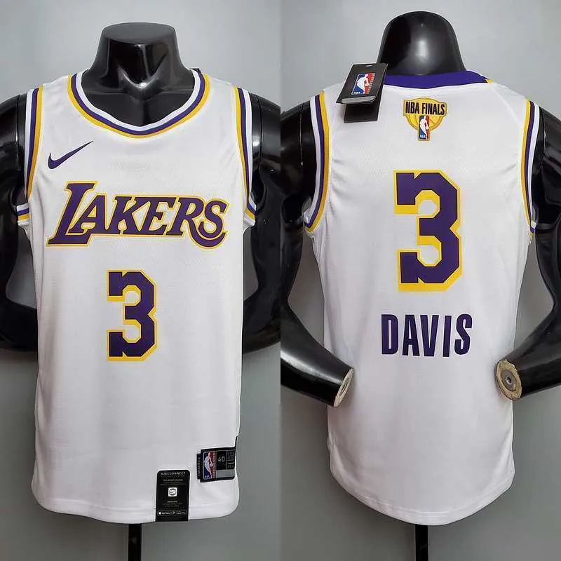 New DAVIS #3 Lakers Round neck white 8