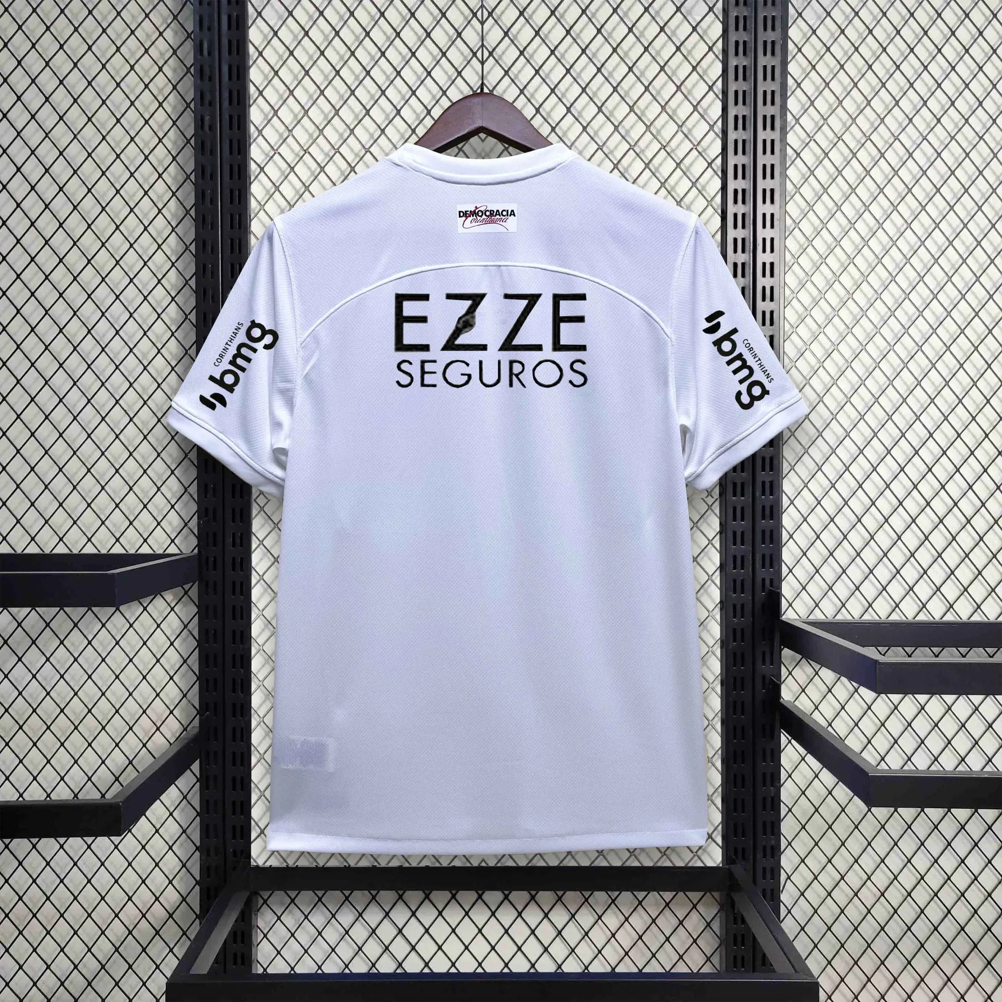 23-24 Corinthians Home Kit With All Sponsor White Shirt Soccer Jerseys For Sale 3