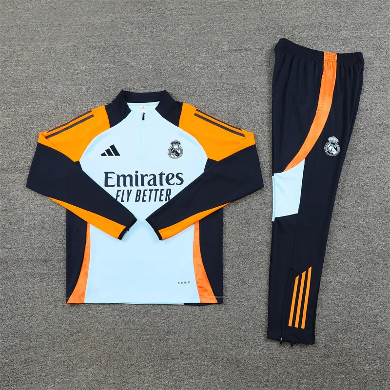 24-25 Real Madrid Long Sleeve Training Suit Football Shirts 2
