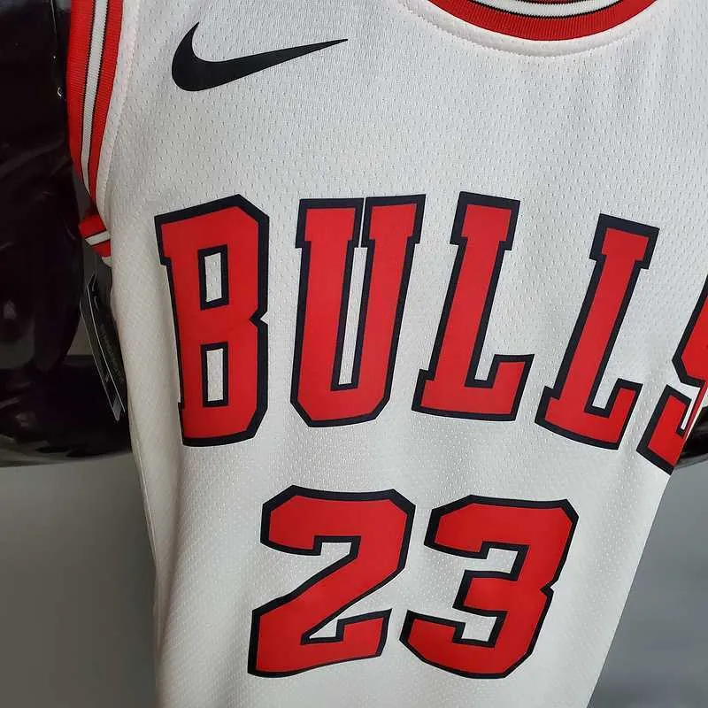 Jordan #23 Chicago Bulls white 2