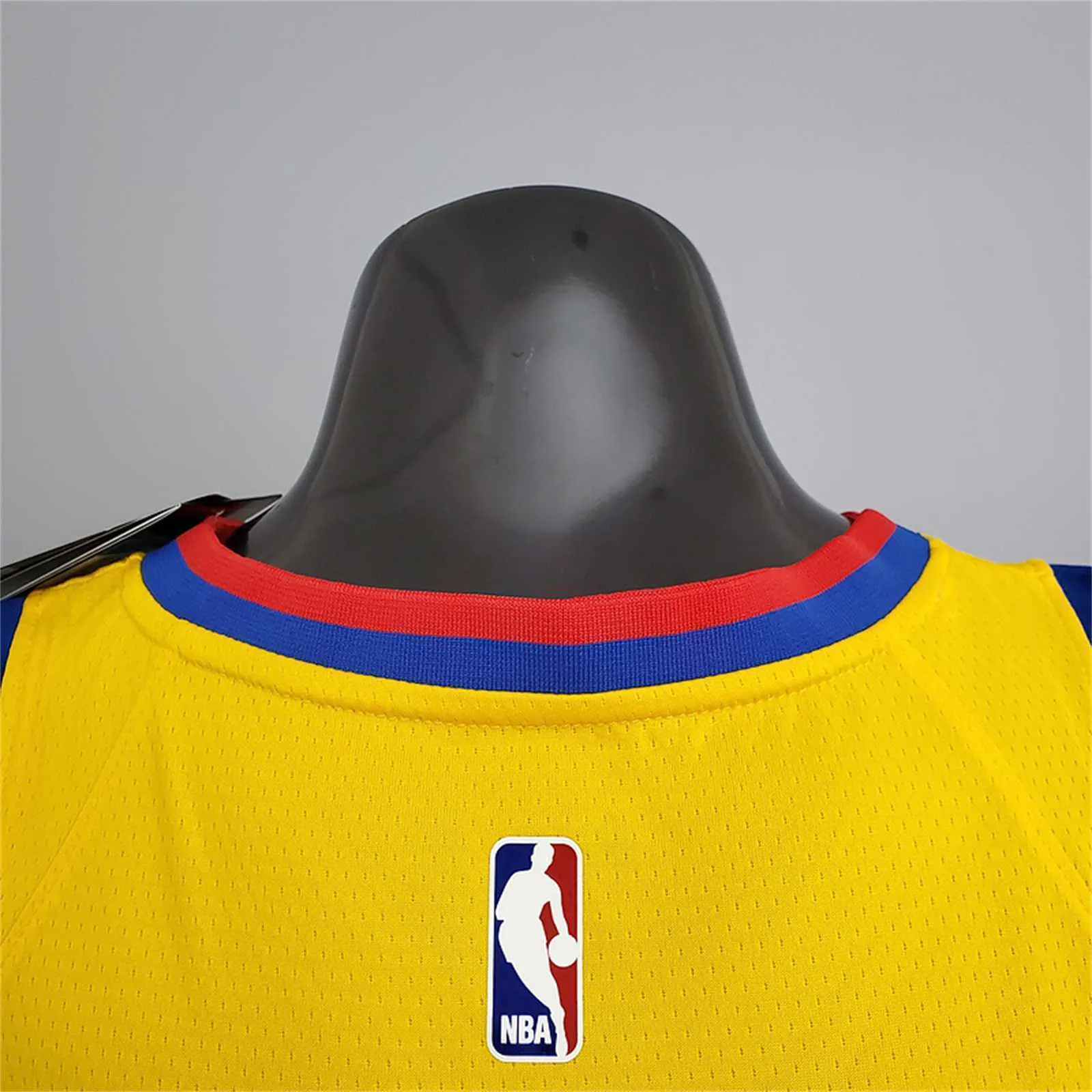 2018 Warriors#30 Chinese Dragon Robe Yellow 1
