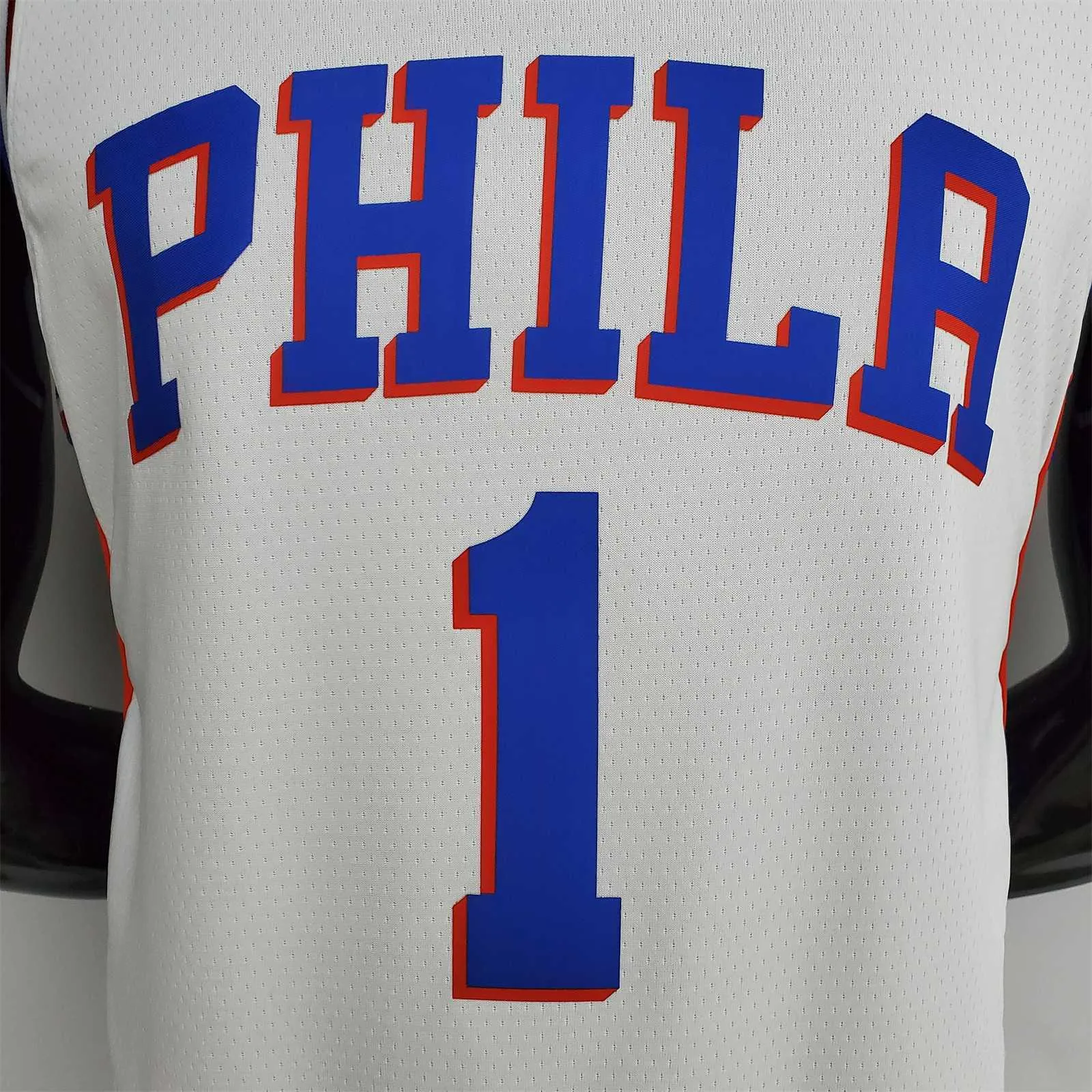 76ers Harden #1 V-Neck White 8