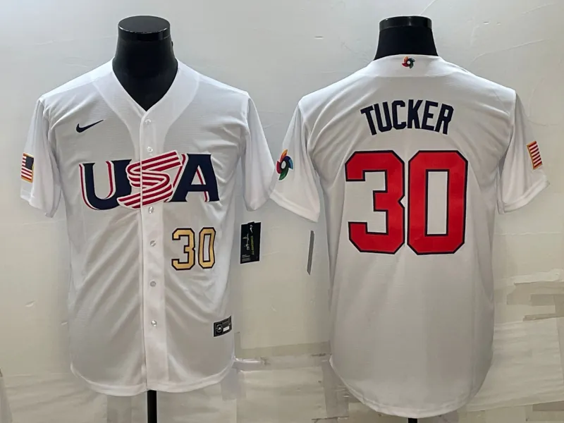 USA 2023 World Cup Baseball Jerseys 31