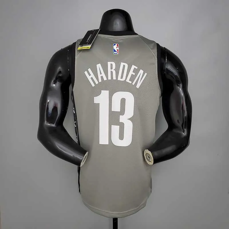 Harden#13 Brooklyn Nets City Edition Gray 1