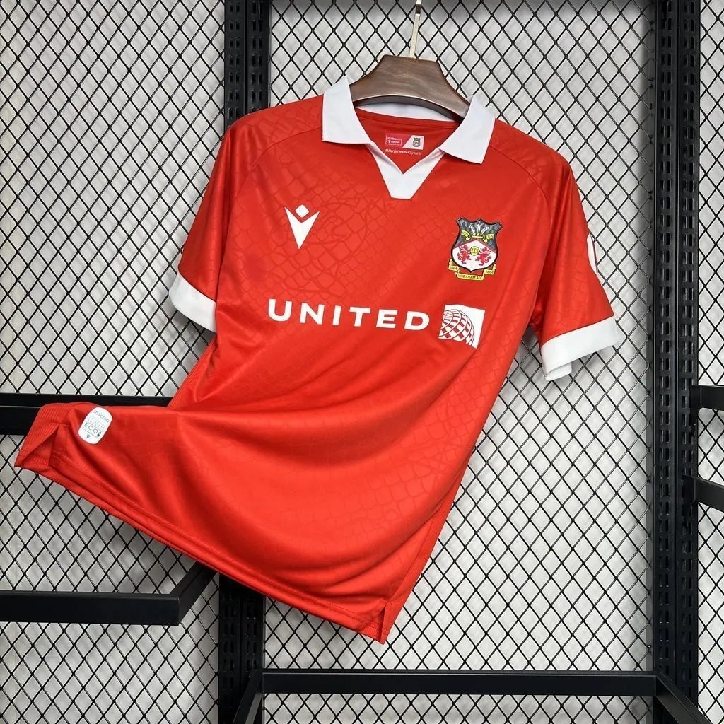 24-25 Wrexham Home Shirt Soccer Uniforms Soccer AAAAJersey Yupoo 5