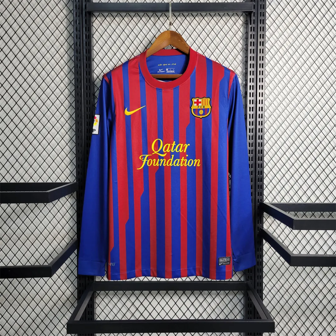 11-12 Barcelona home Long Sleeve 10
