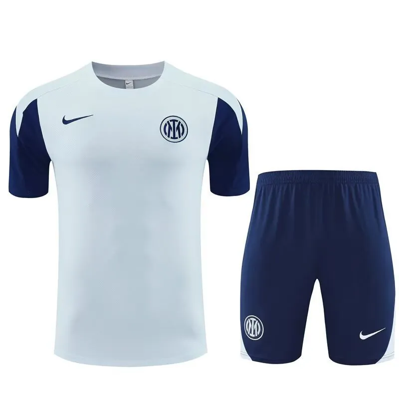 25-26 Inter Milan White Training Kits Football Tracksuits 4