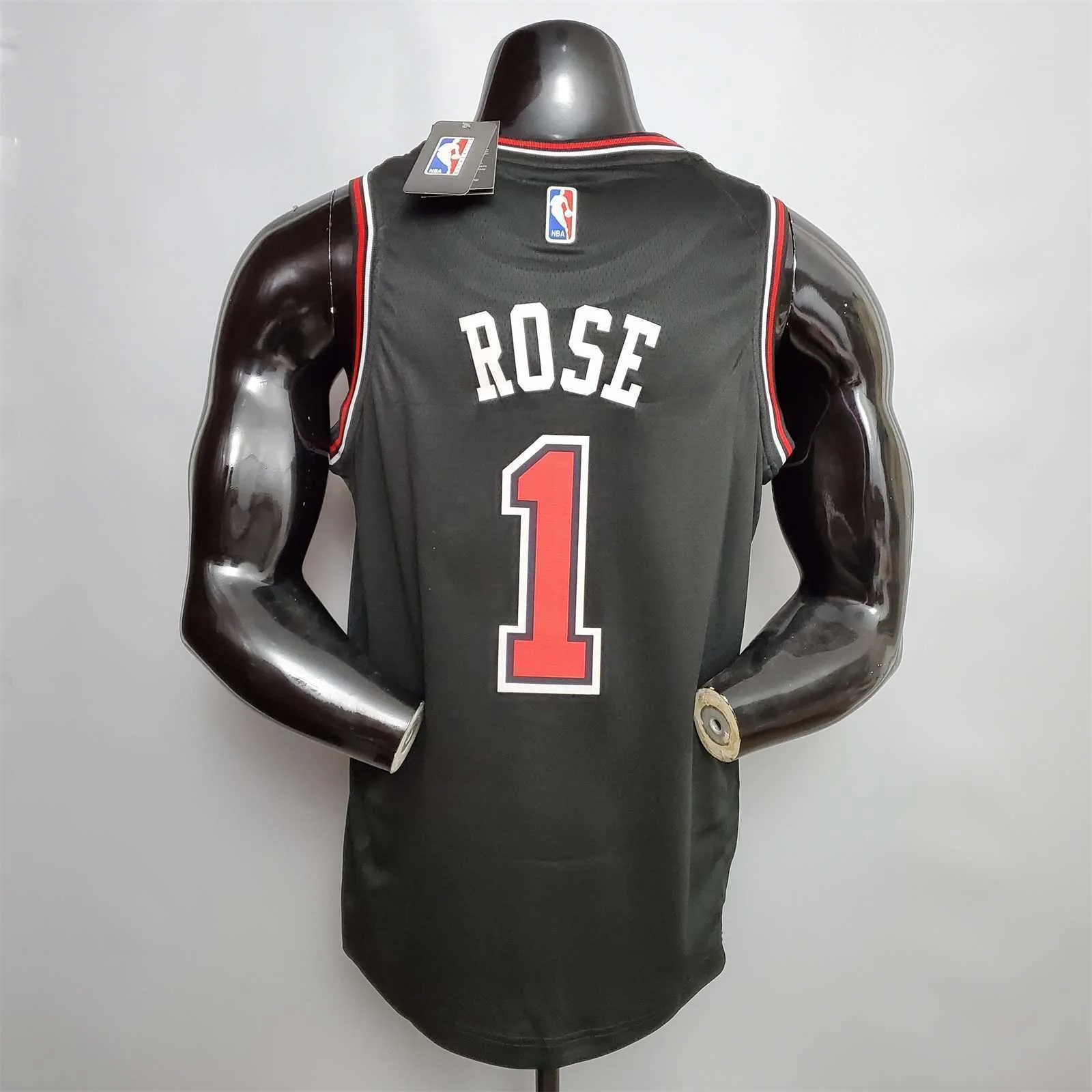 ROSE #1 Chicago Bulls black 4