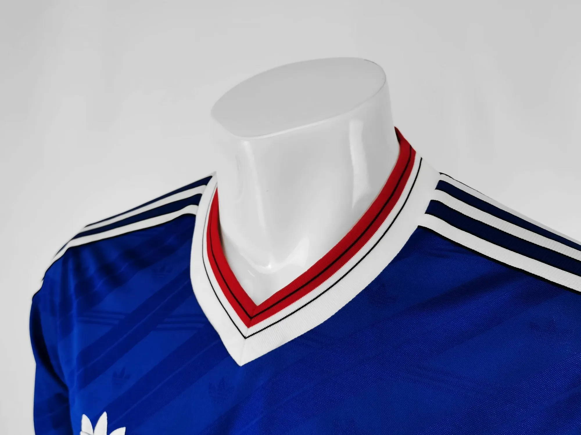 86-88 Manchester United away blue long sleeve 4