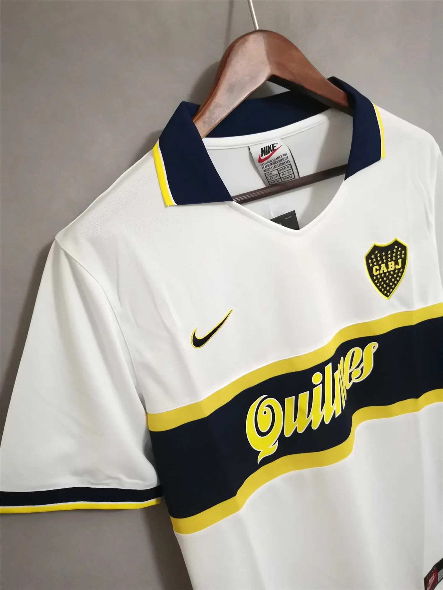 96-97 Boca Juniors away white 3