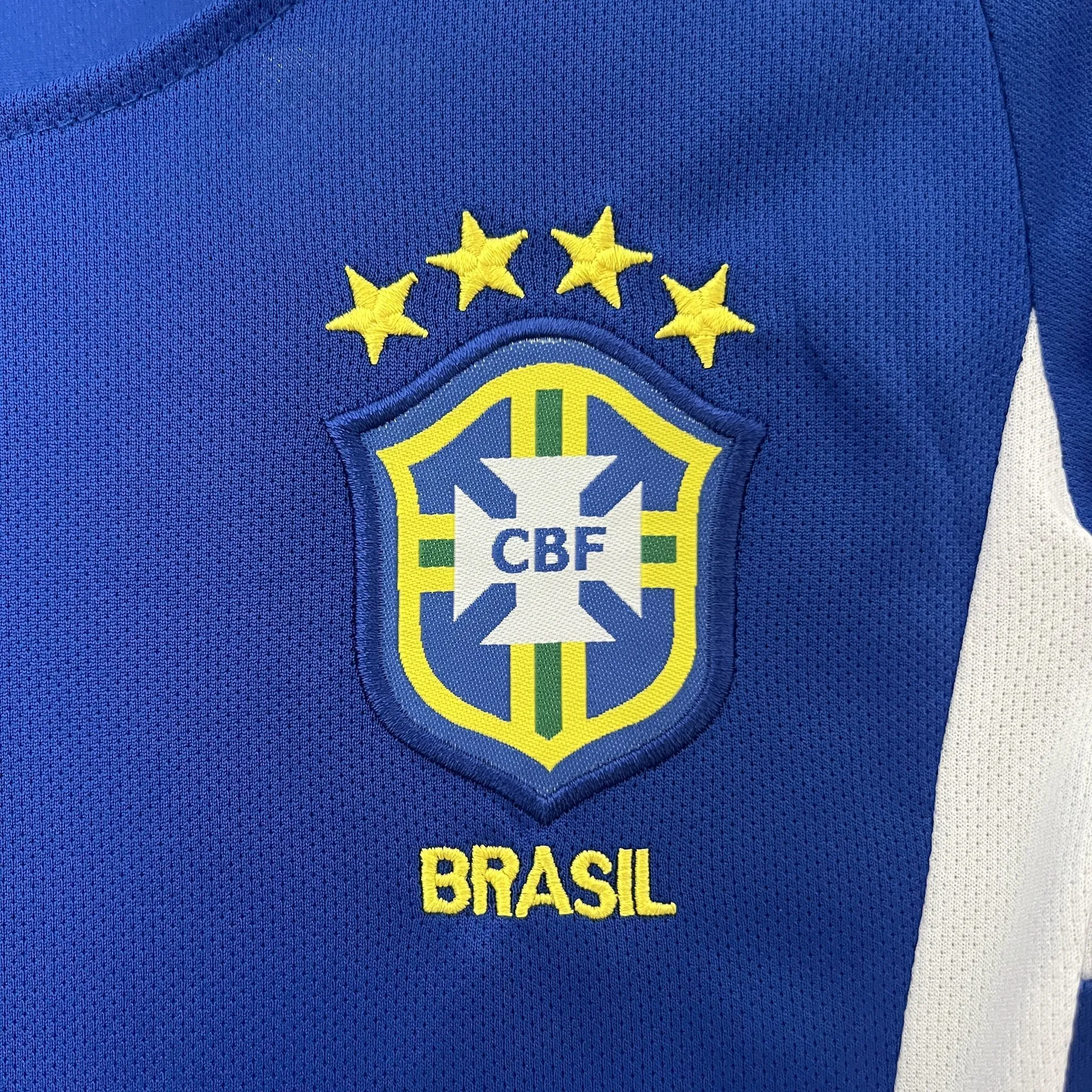 2002 Brazil Away Retro Kid Kits Youth Apparels AAAAJersey Wholesale Yupoo 1