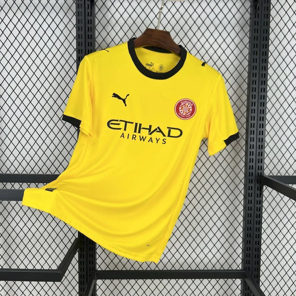 25-26 Girona Away T-Shirt Football Apparels Soccer AAAAJersey Yupoo 7