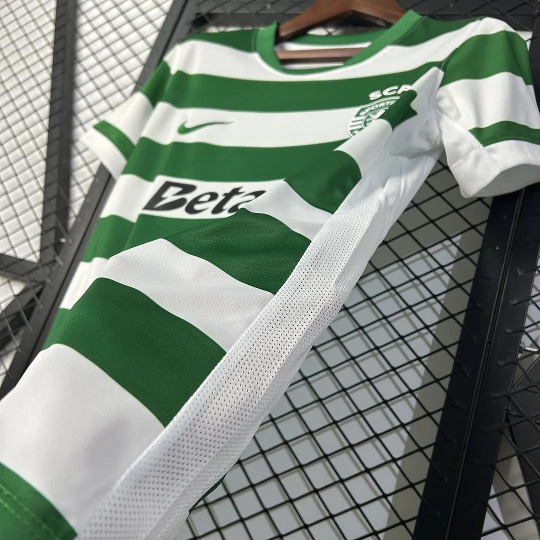 25-26 Sporting Lisbon Home Women Shirt Lady Uniform Sino AAAAJersey Supply Yupoo 1